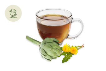 Tisana per acne con estratti di Cardo Mariano, Carciofo, Tarassaco e Ortica per favorire la depurazione del fegato, l’eliminazione delle tossine e il miglioramento dell’aspetto della pelle