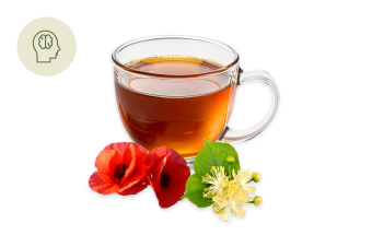 Tisana per dormire con passiflora, melissa, papavero, tiglio e biancospino, ideale per favorire il sonno, ridurre l’ansia serale e promuovere il rilassamento profondo